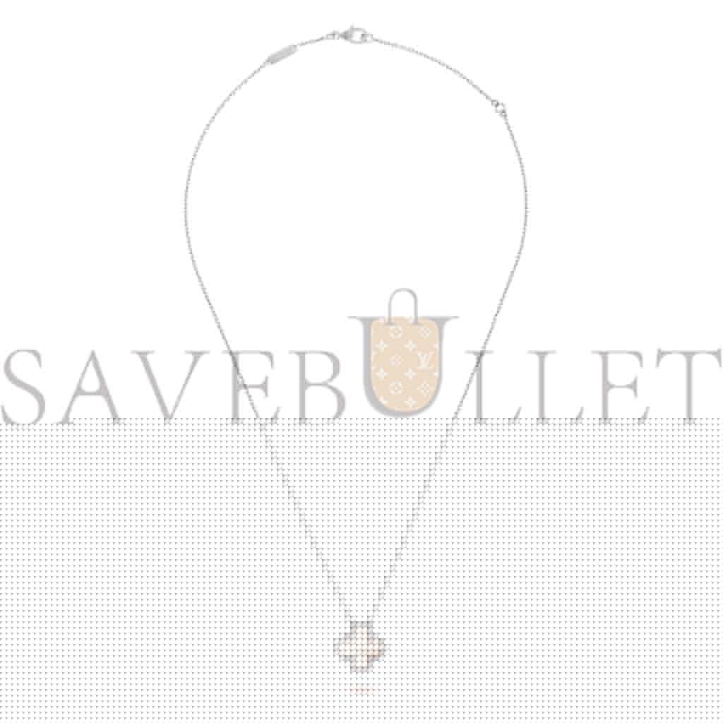 VAN CLEEF ARPELS VINTAGE ALHAMBRA PENDANT - WHITE GOLD, MOTHER-OF-PEARL  VCARF48700